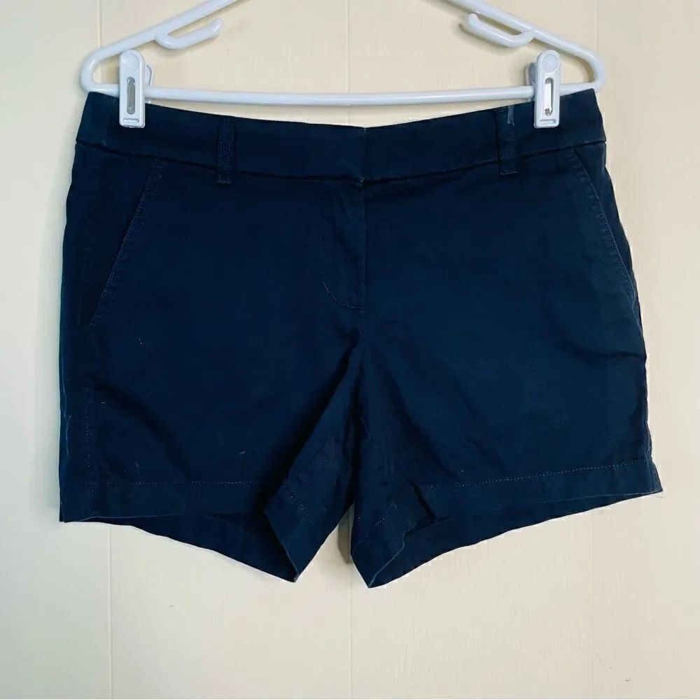 J. Crew Factory Navy Blue Chino Shorts
